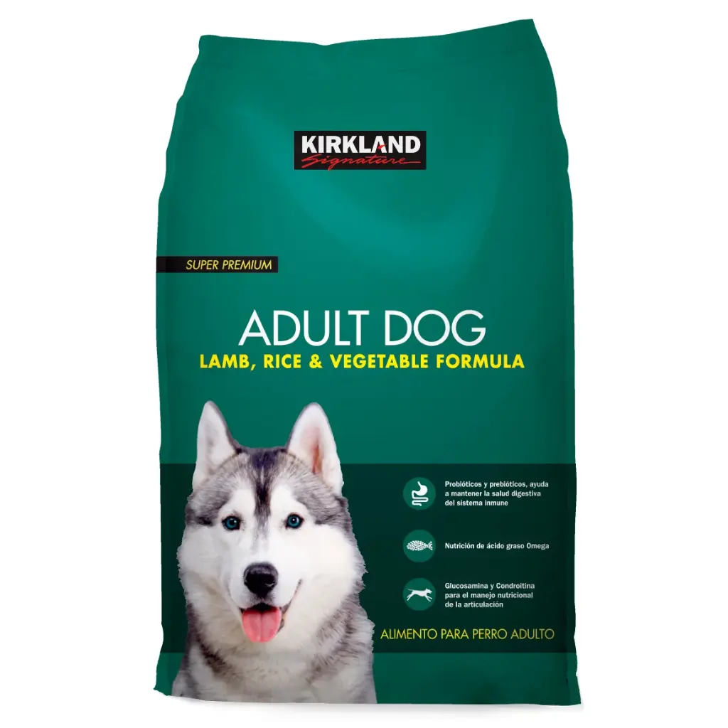 Croqueta Kirkland Perro Adulto con Cordero, Arroz y Vegetales